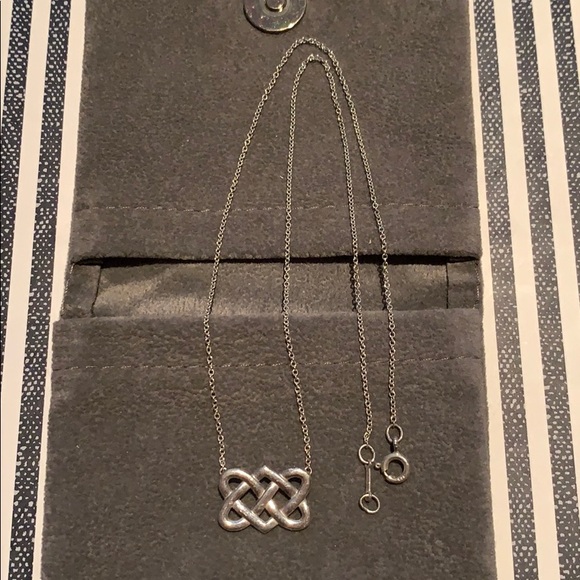 Tiffany Co Celtic Love Knot Necklace 